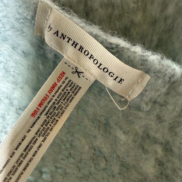 Anthropologie‎ Light Blue Wrap Scarf - Picture 3 of 5